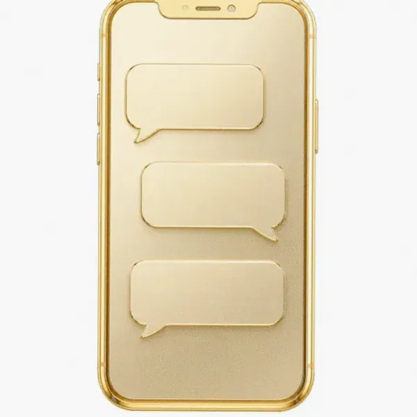 Smartphone with chat bubbles — Magic Win