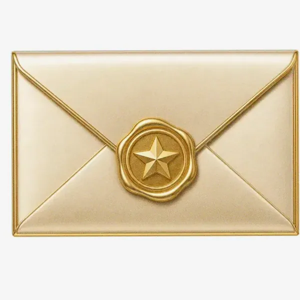 Sealed wax envelope — Magic Win