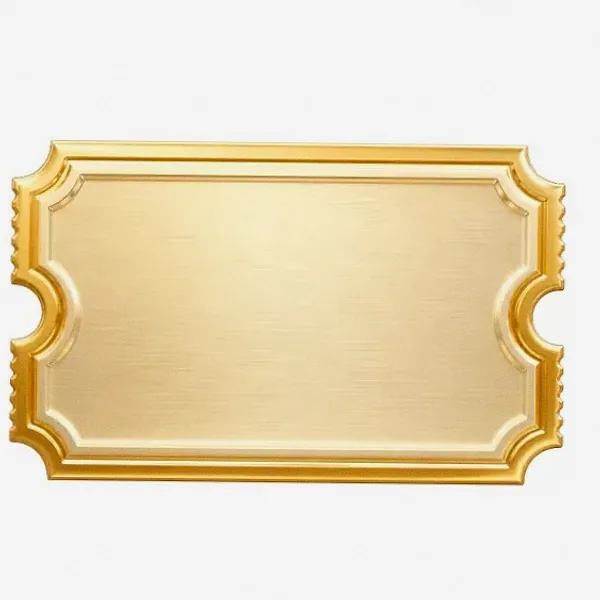 Blank ticket plaque — Magic Win