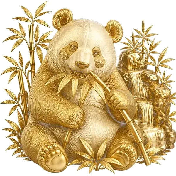 Panda eating bamboo — Magic Win