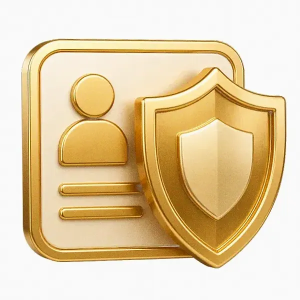 Shield and id card — Magic Win