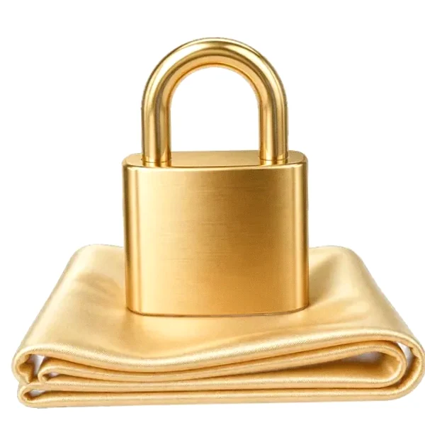 Padlock on folded cloth — Magic Win